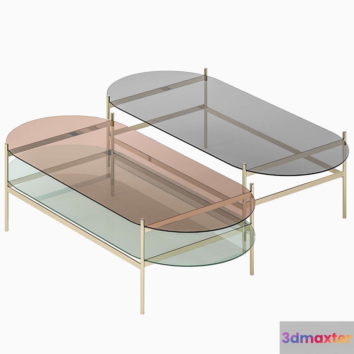 Coffee table Duotone Pill 3D Max