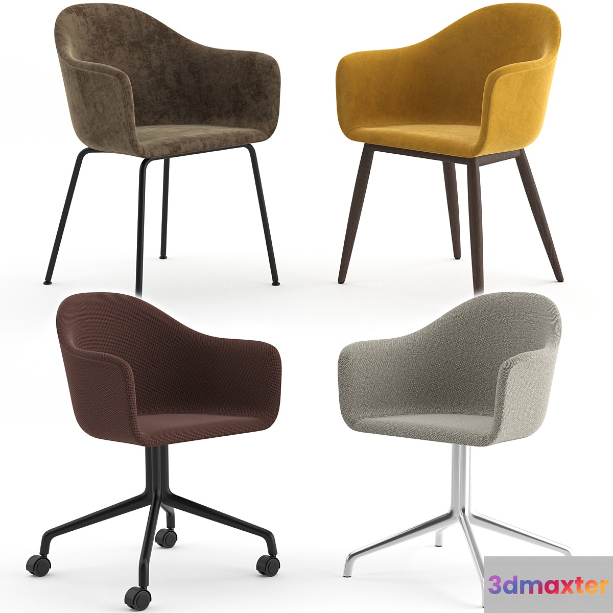 Harbor Chairs by MENU 3D Max