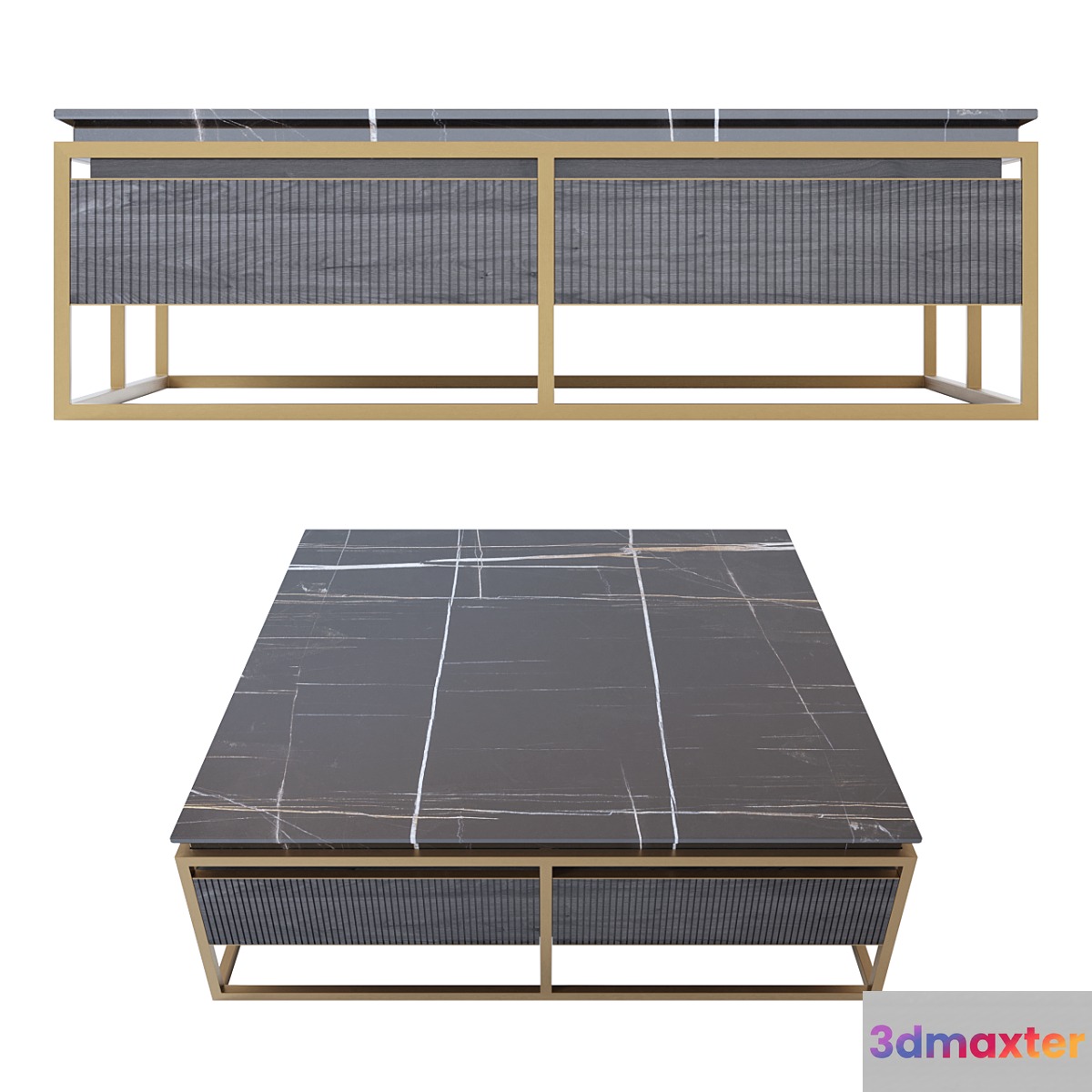 Visionnaire Banner Coffee Tables 3D Max