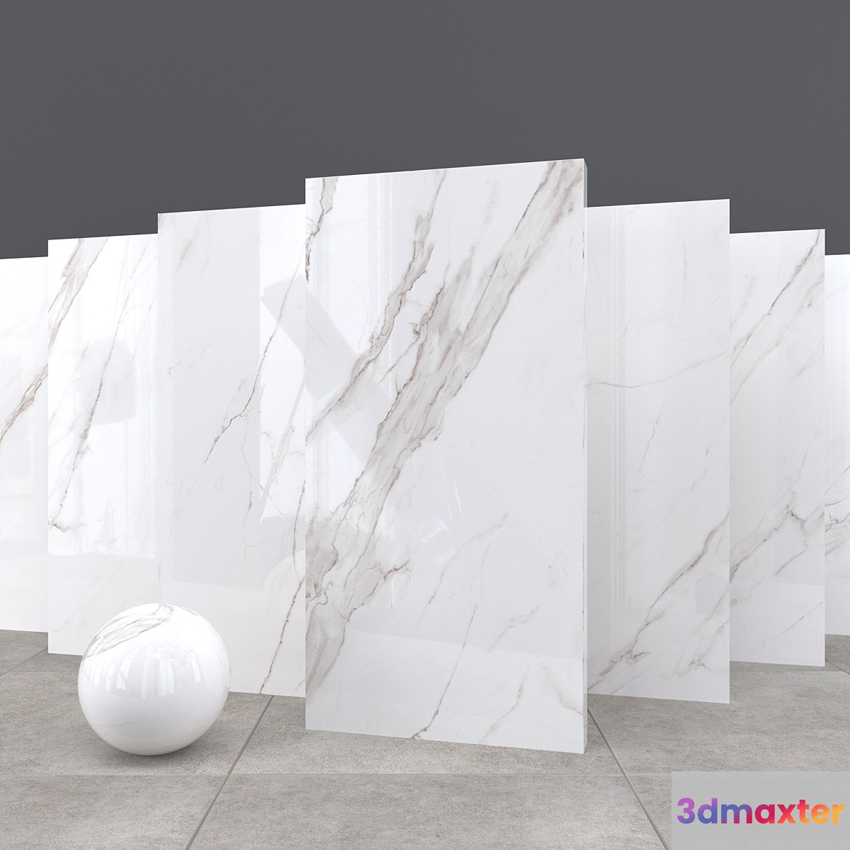 Calacatta extra 3D Max