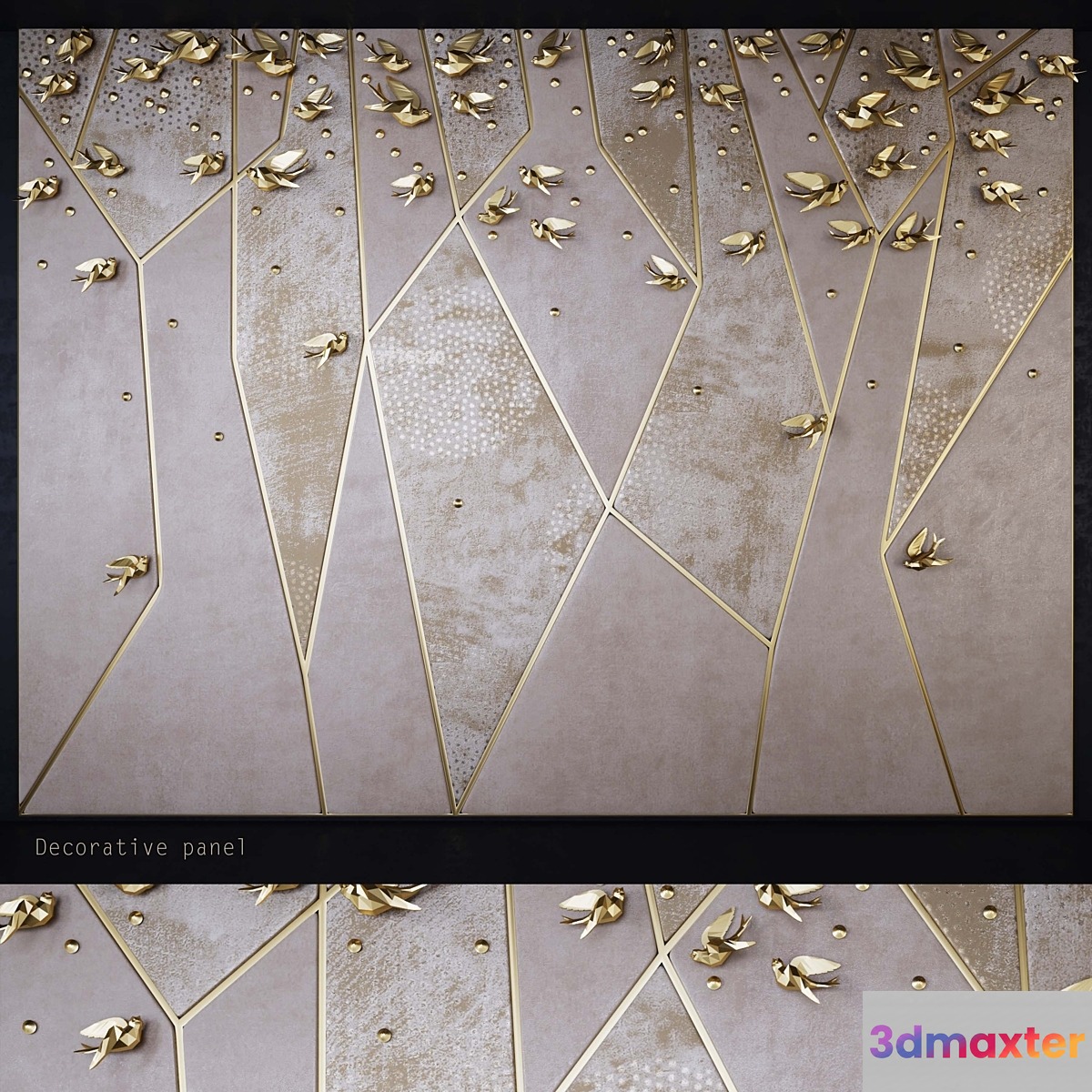 Decorative panel _ PN8 3D Max