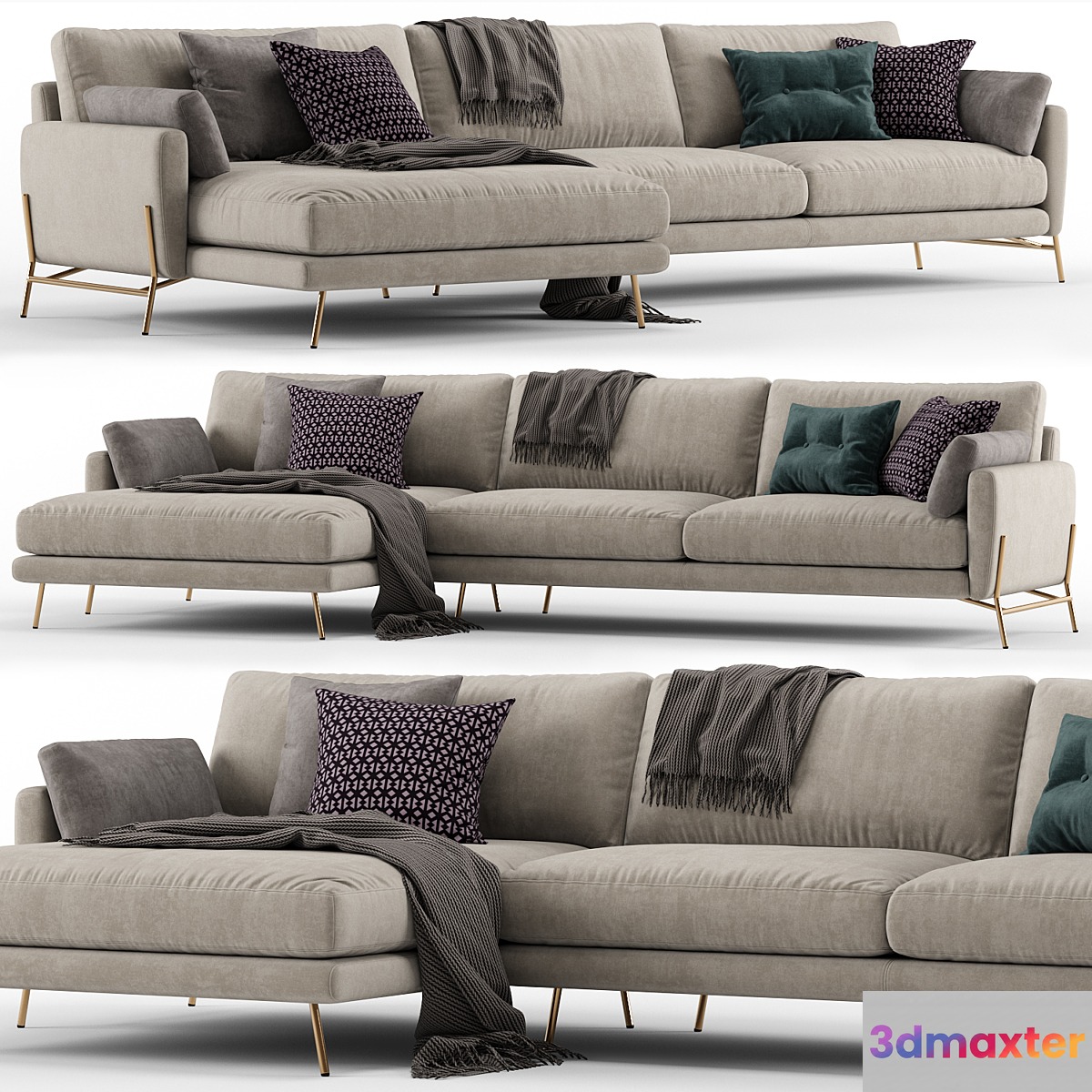 Le Marais sofa - Calligaris 3D Max