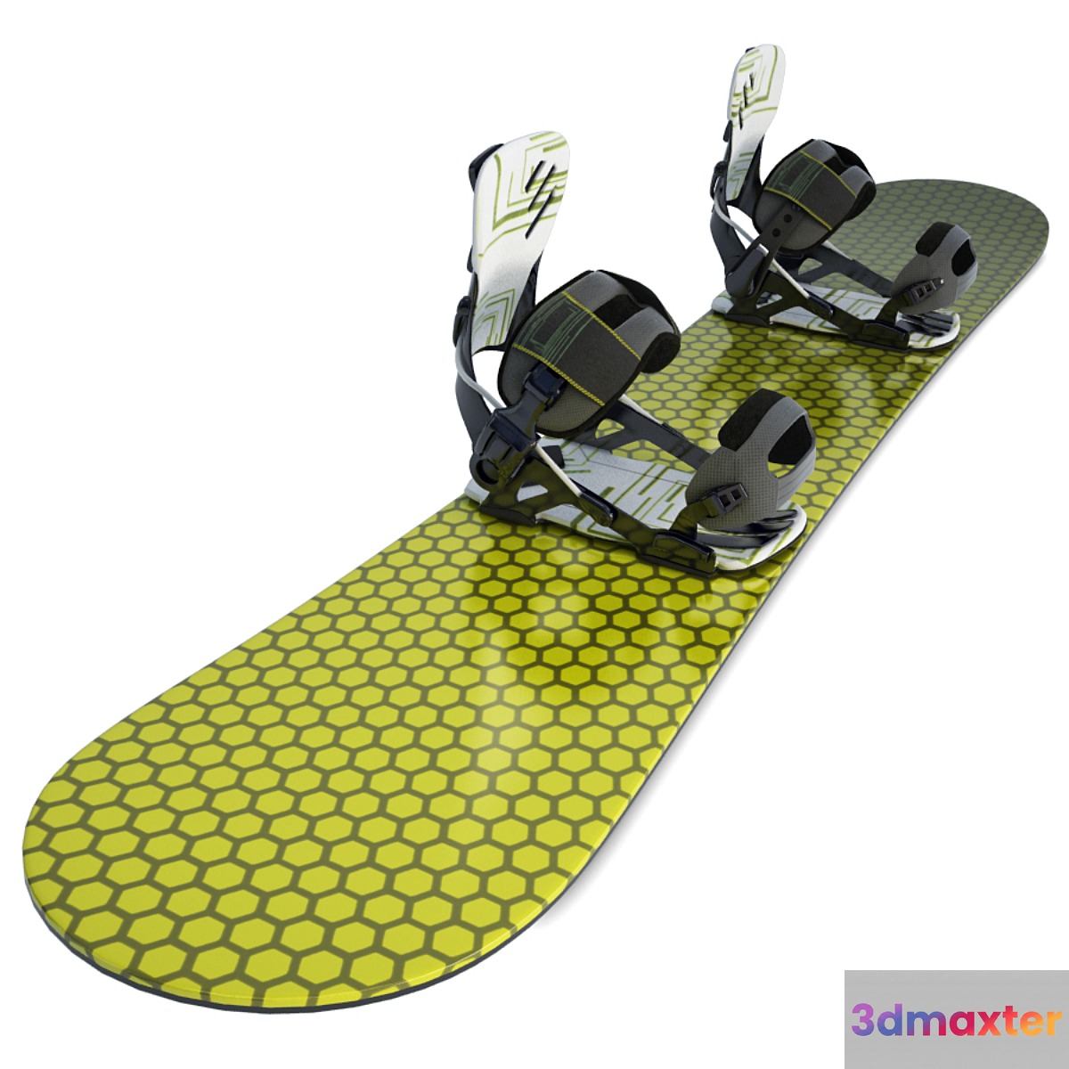 Snowboard equipment 3D Max
