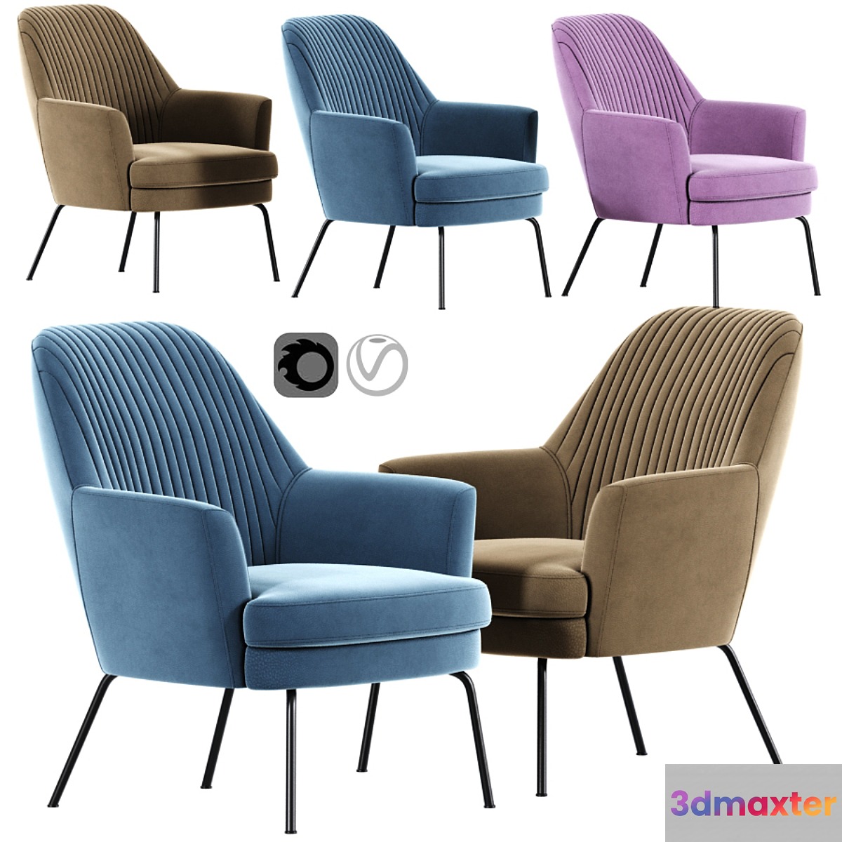 Celine Strip armchair 02