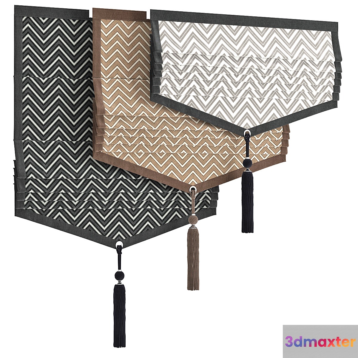 Roman curtain 71 part 2 3D Max