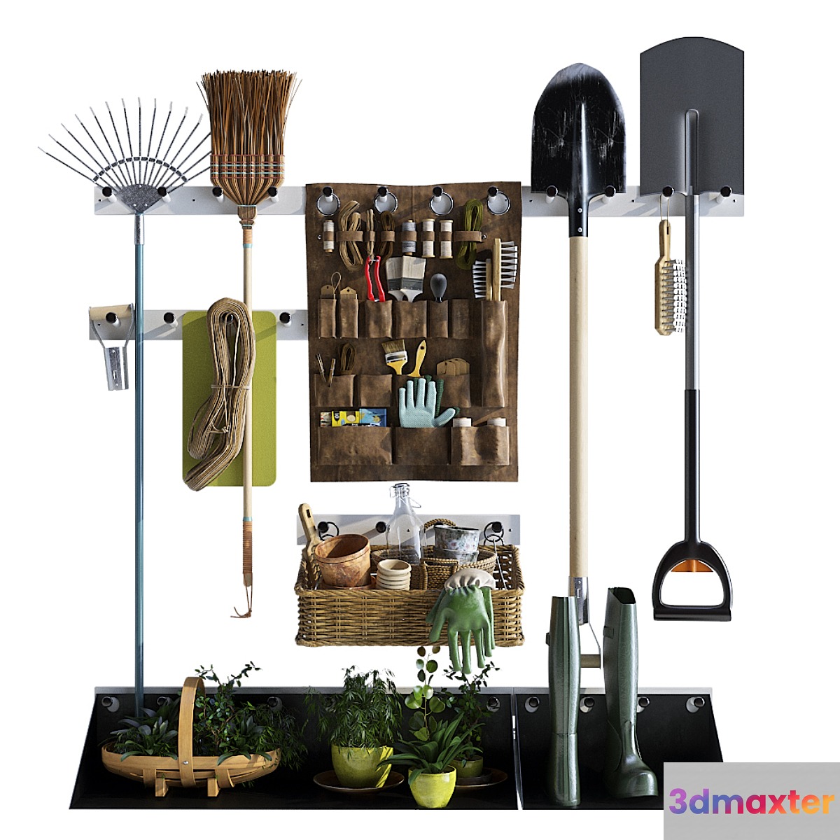 Storage of garden equipment