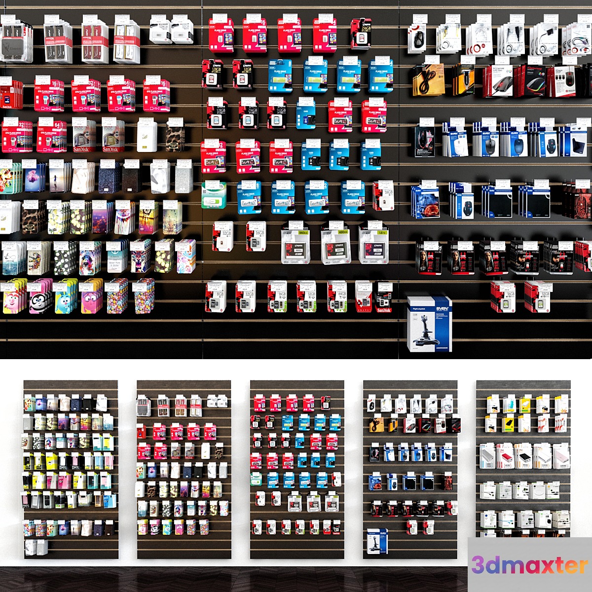 Shop of accessories for mobile phones_3 3D Max