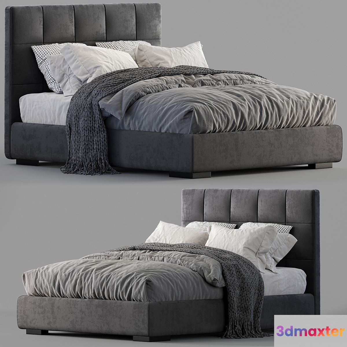 Meridiani Bed Bardo 3D Max