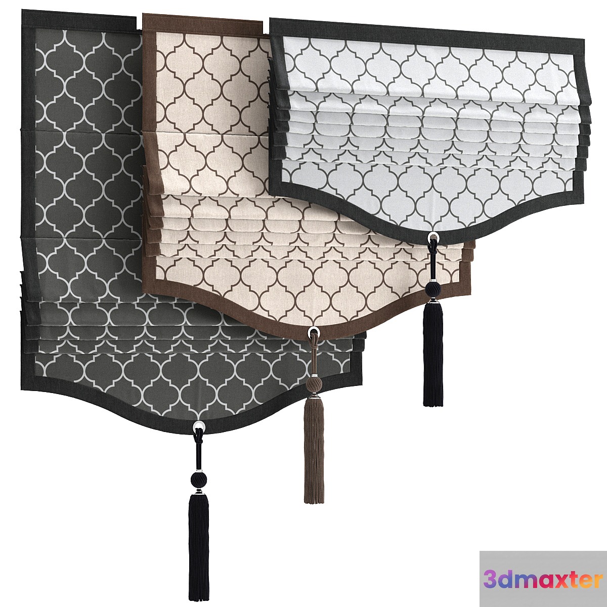 Roman curtain 72 part 2 3D Max