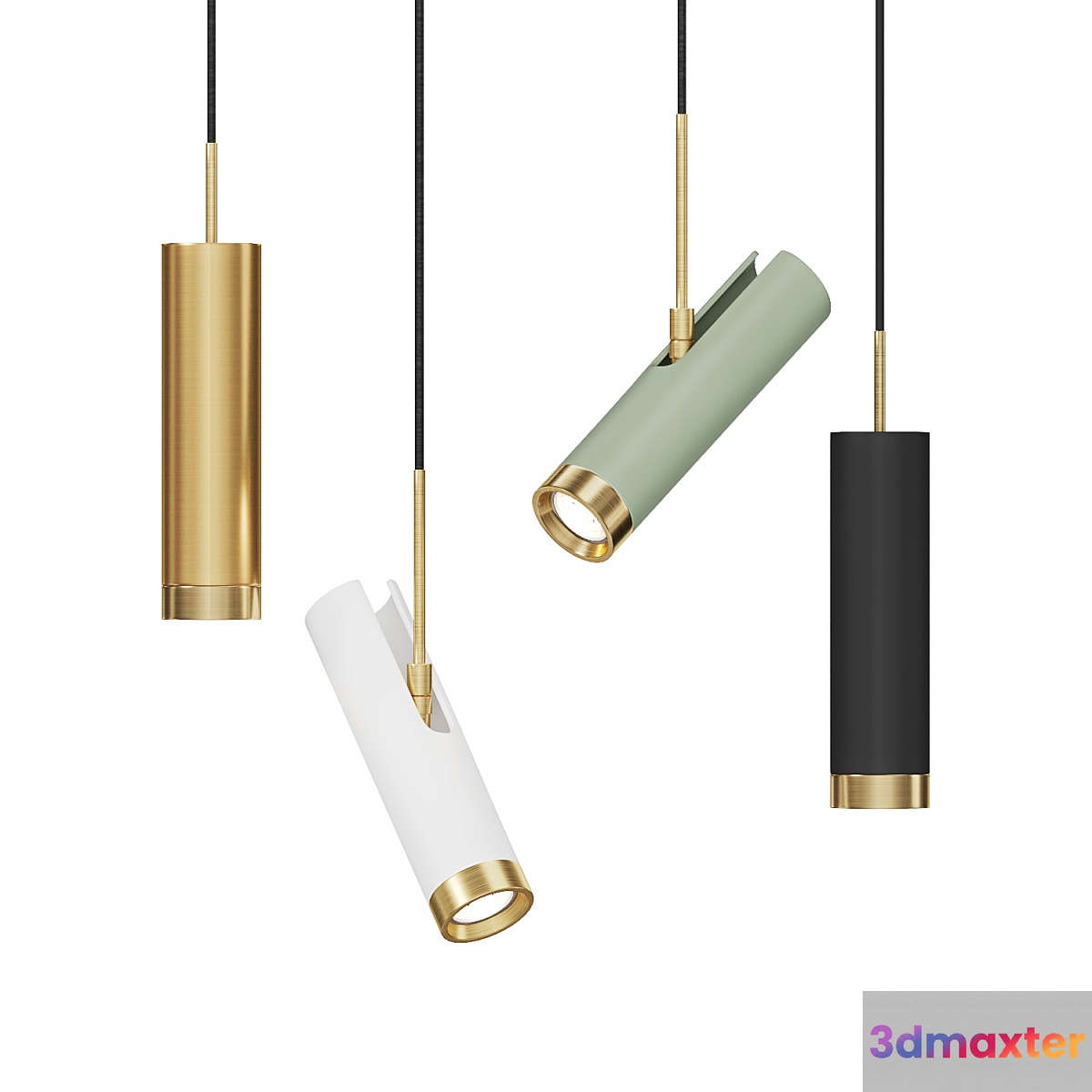 Pendant lamp in the shape of a cylinder TALSI ONE - No.3