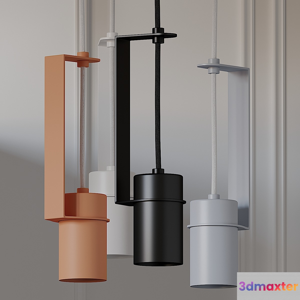 Top Top 90 ° Pendant Lamp From FILD 3D Max