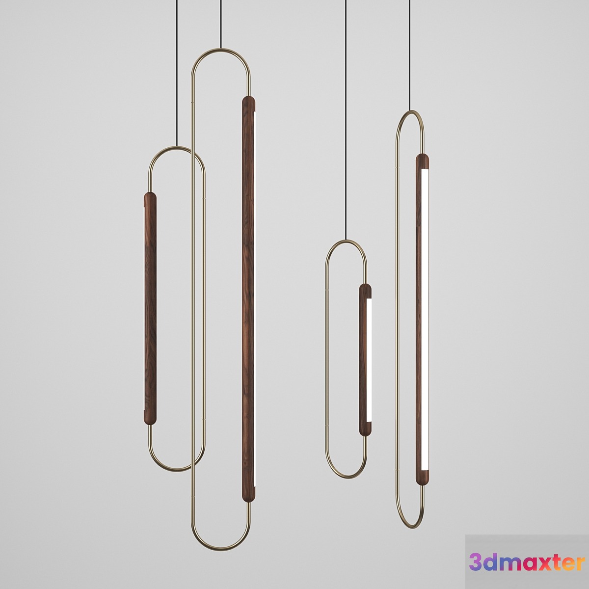 Link vertical pendant by Hollis + Morris 3D Max