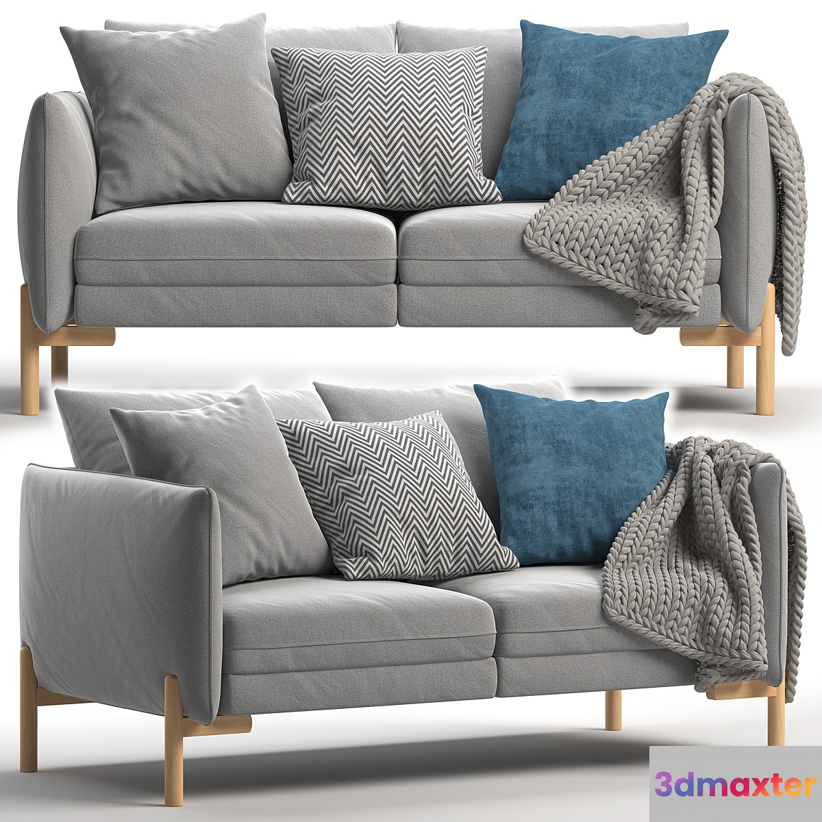 John Lewis & Partners Pillow Medium 2 Seater Sofa