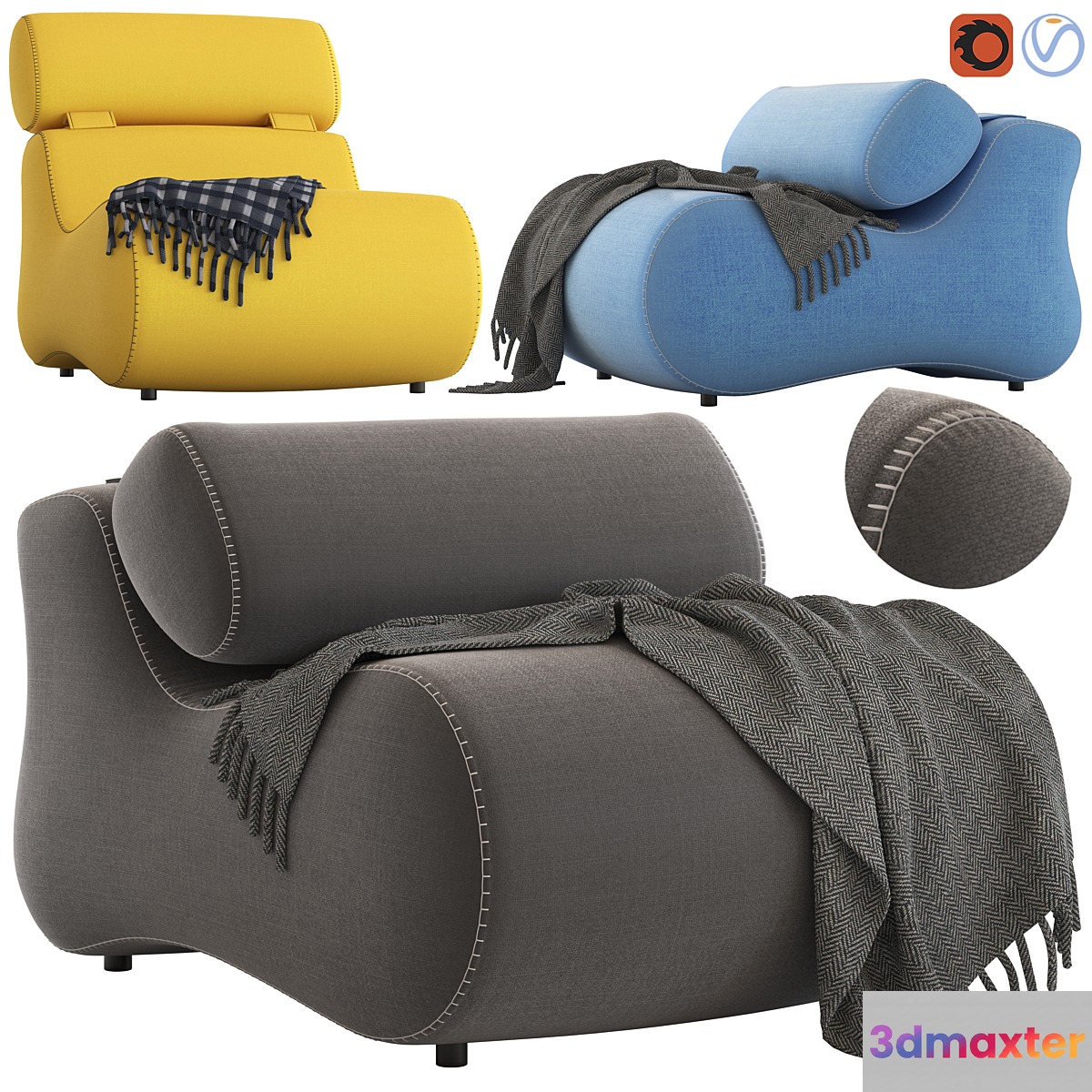 Linea Furniture Romania Chair 3D Max