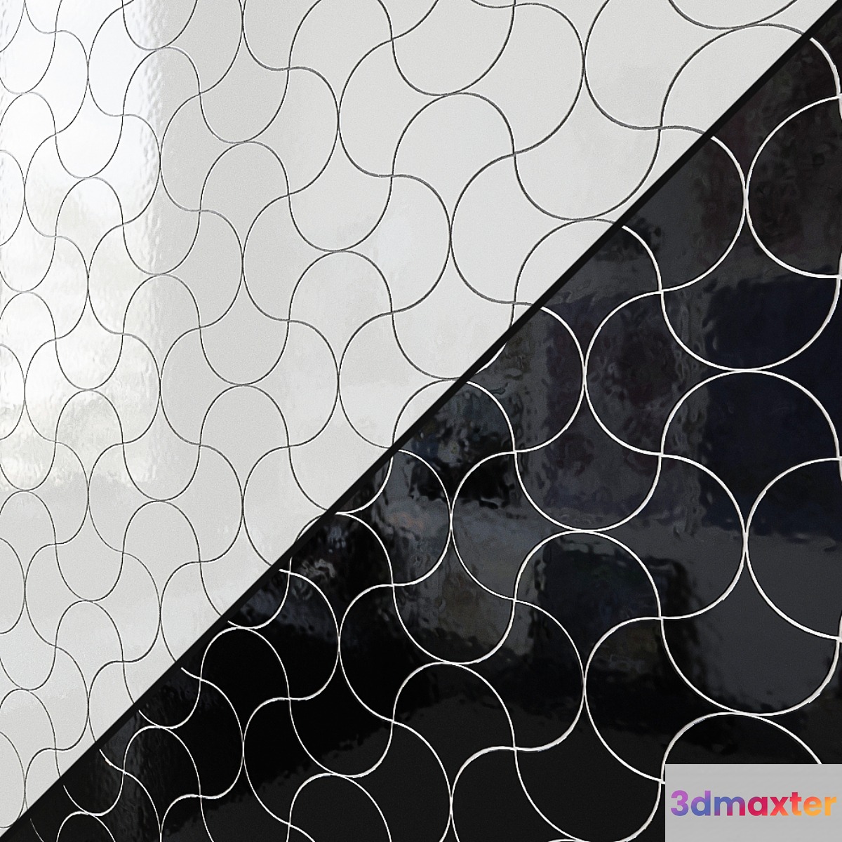 Ceramic wall tile EQUIPE SCALE Fan 3D Max