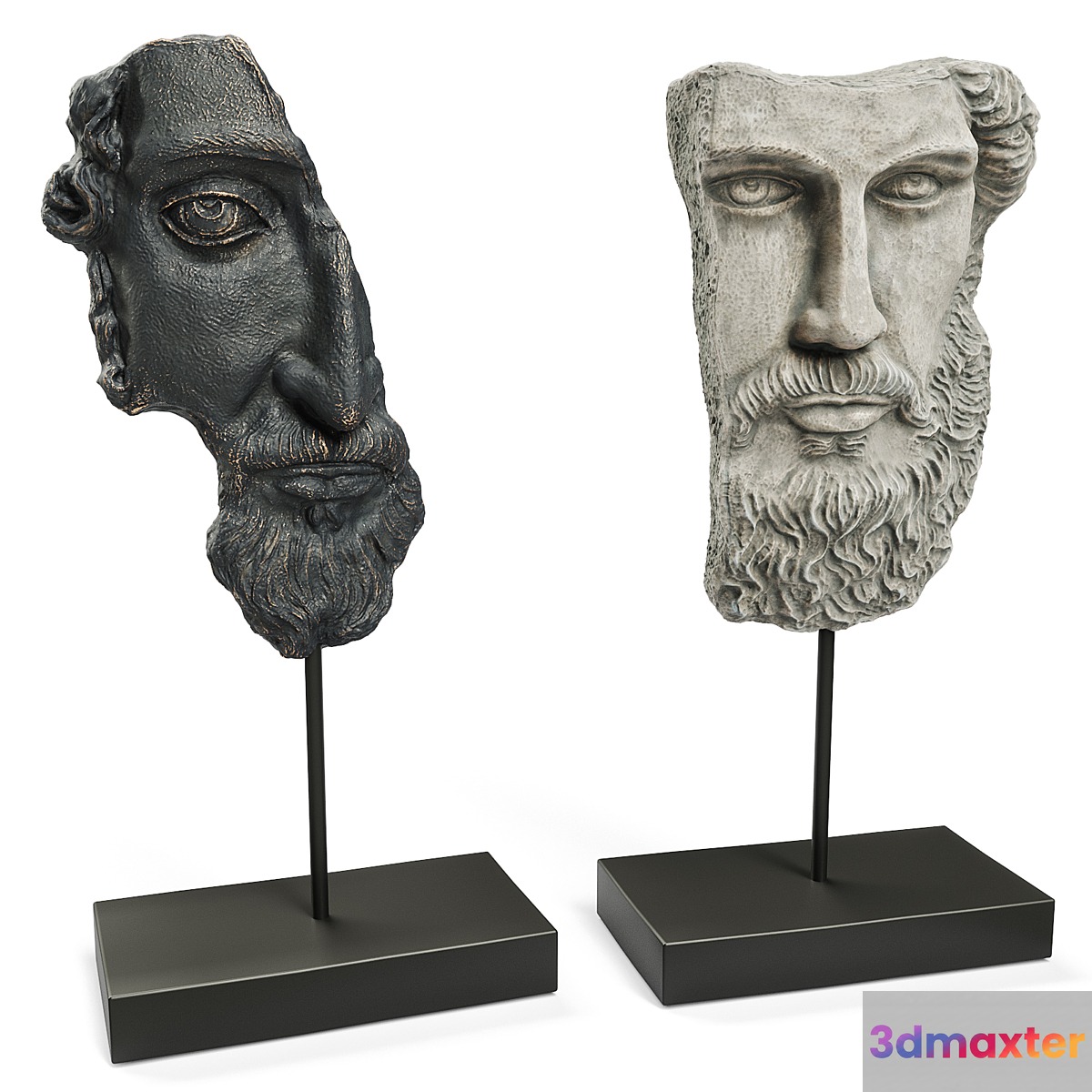 ANCIENT GREEK SCULPTURE POSEIDON and ZEUS - No.3