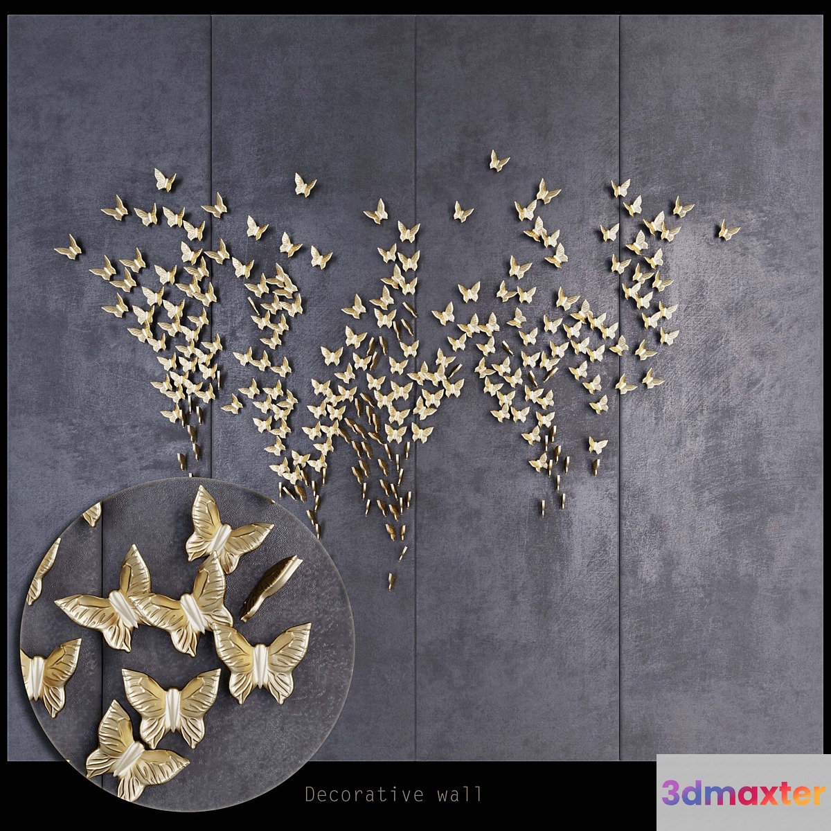 Decorative wall _ PN23 3D Max