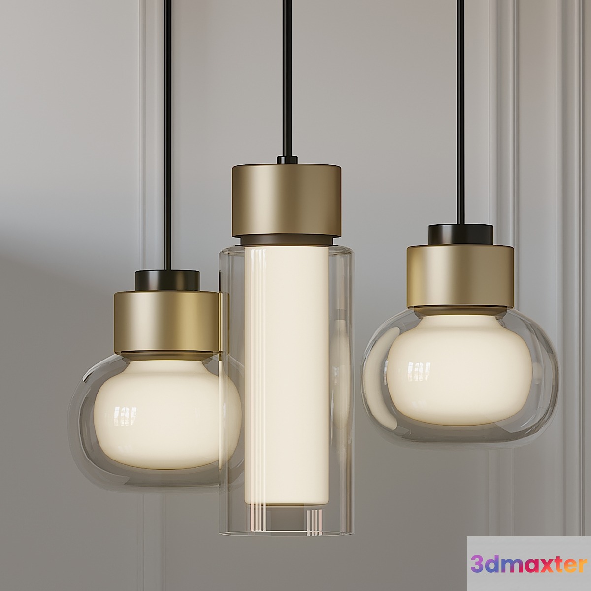 Rexa Design NABILA and OSMAN Pendant lamp 3D Max