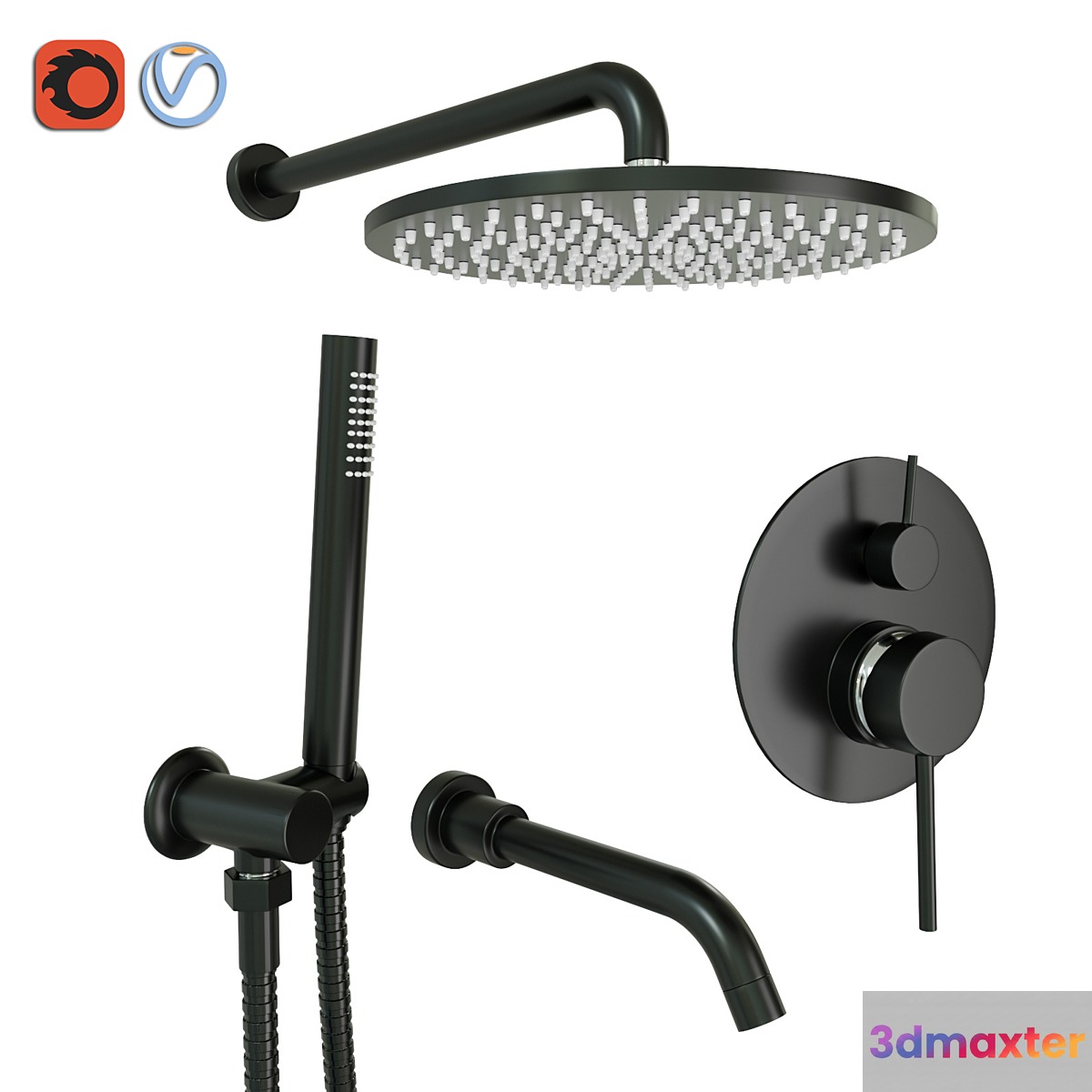 Shower set Feramolli 3in1 - No.2