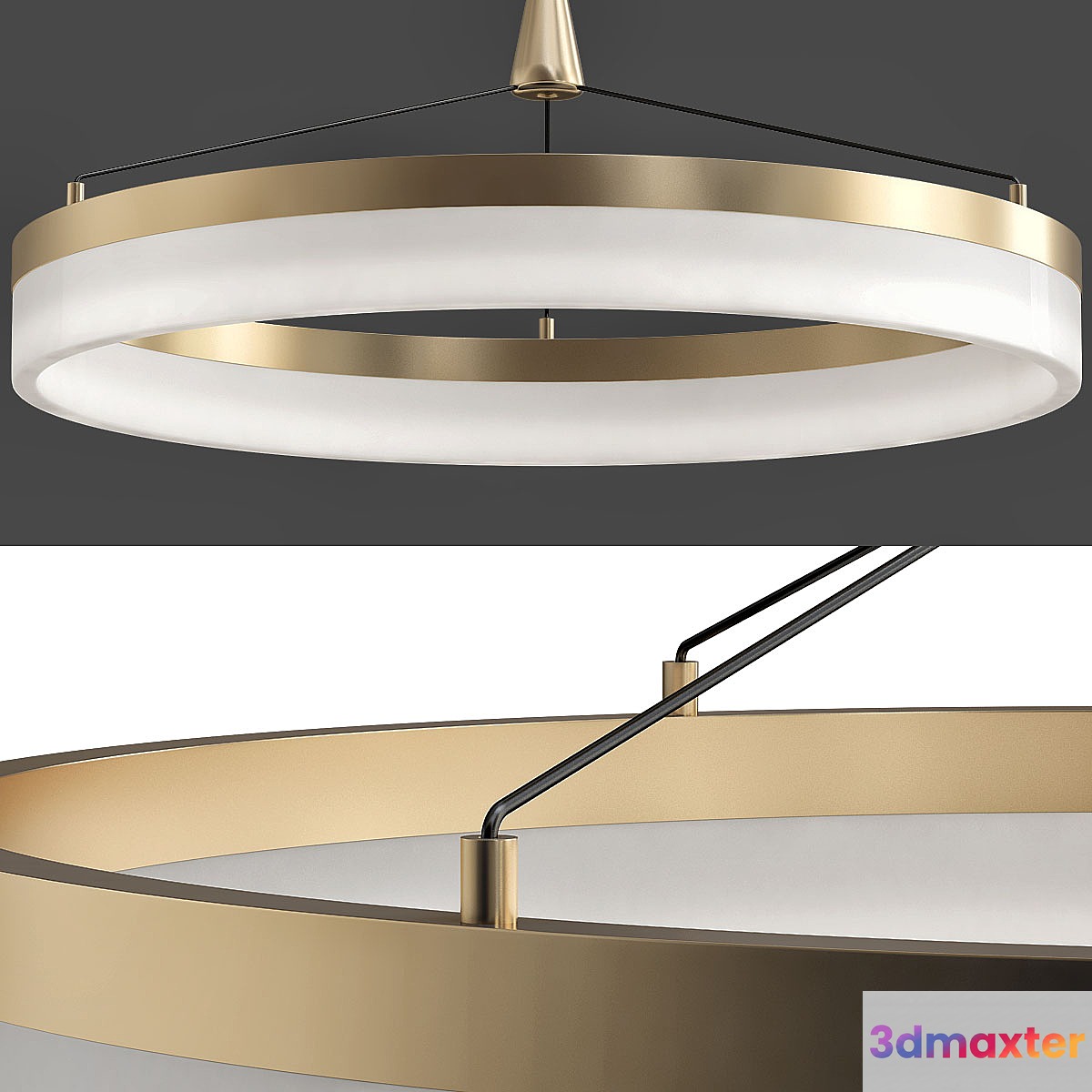 Keplar 1 Light Gold Pendant