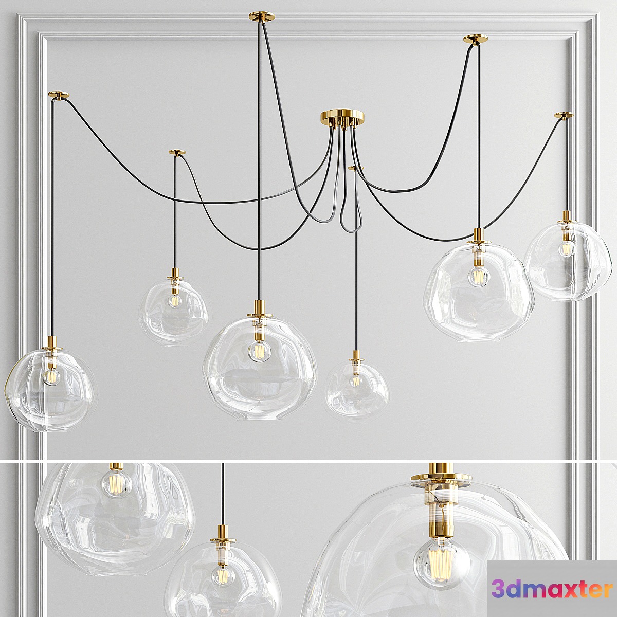 Molten spider chandelier - No.3
