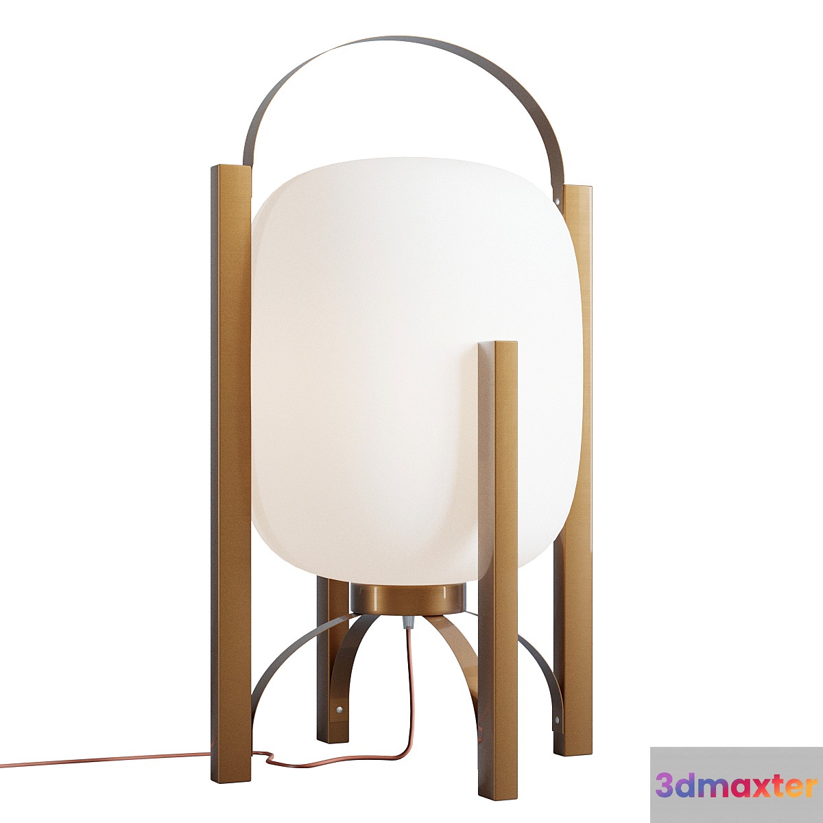 Table lamp Brass Stand Santa & Cole Cestita