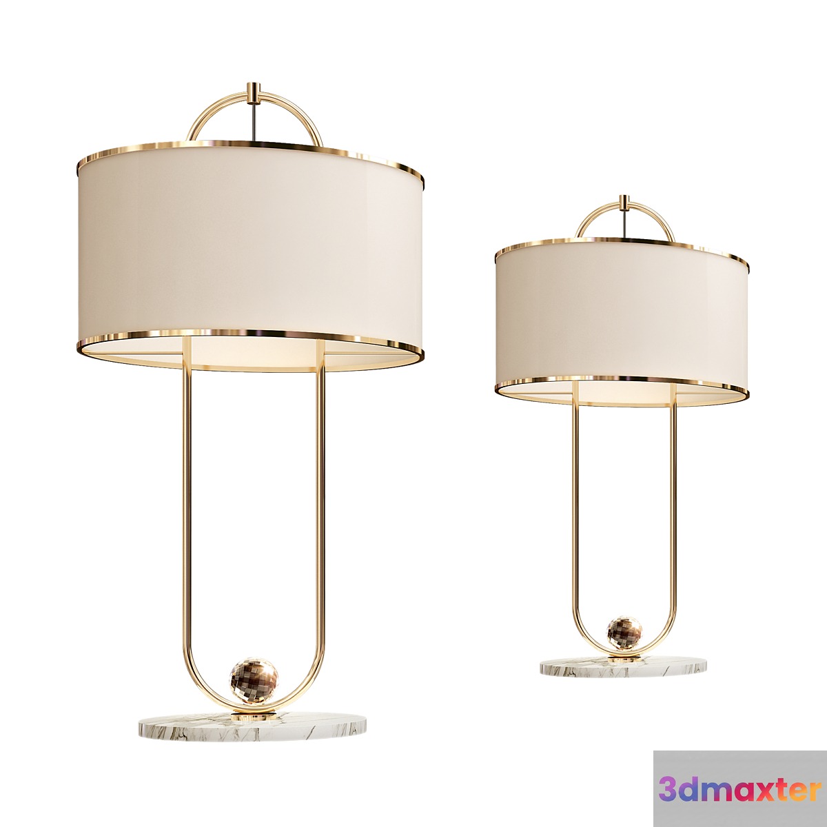 table lamp01 3D Max