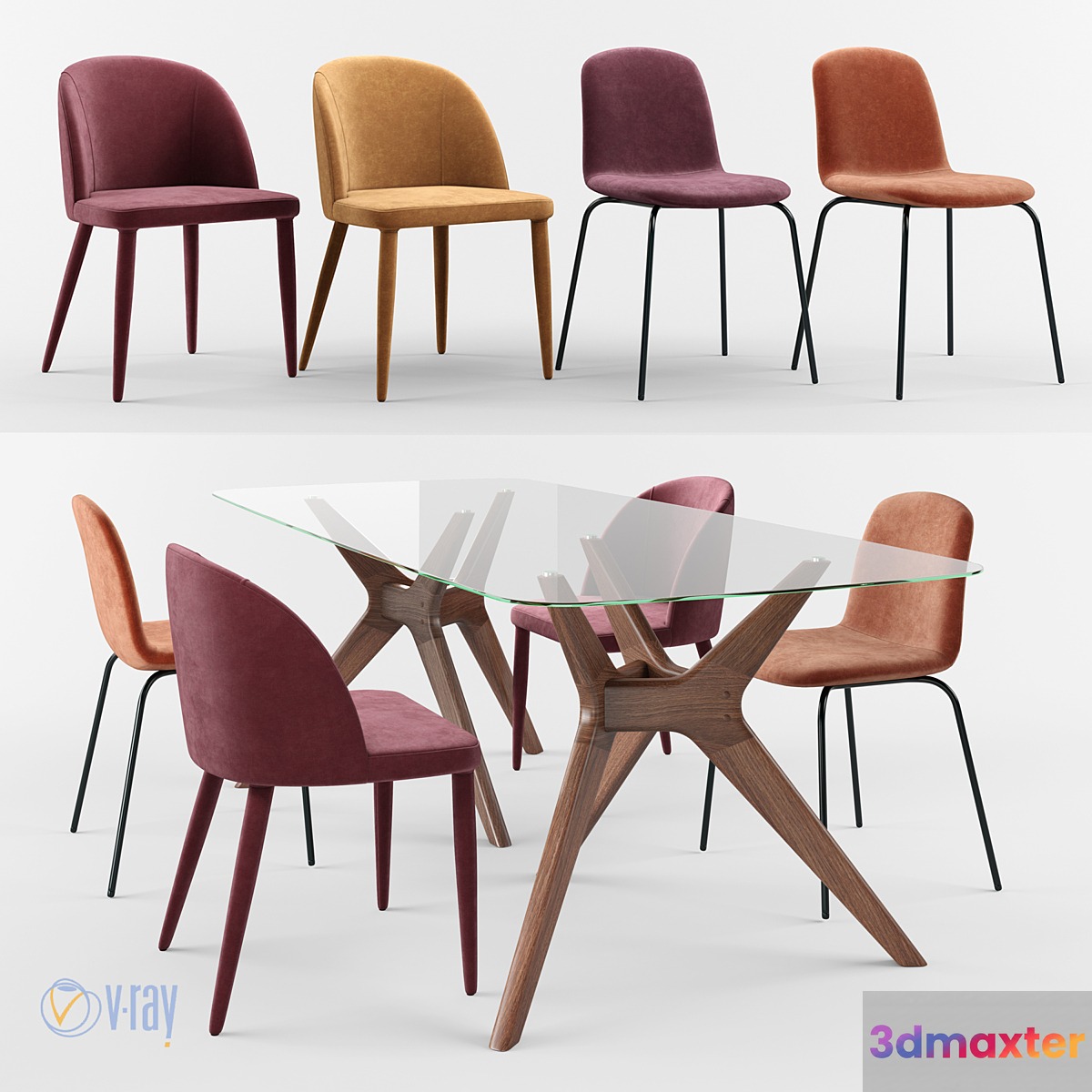 La Redoute. AM.PM Tibby Anatheme Table Maricielo. 3D Max