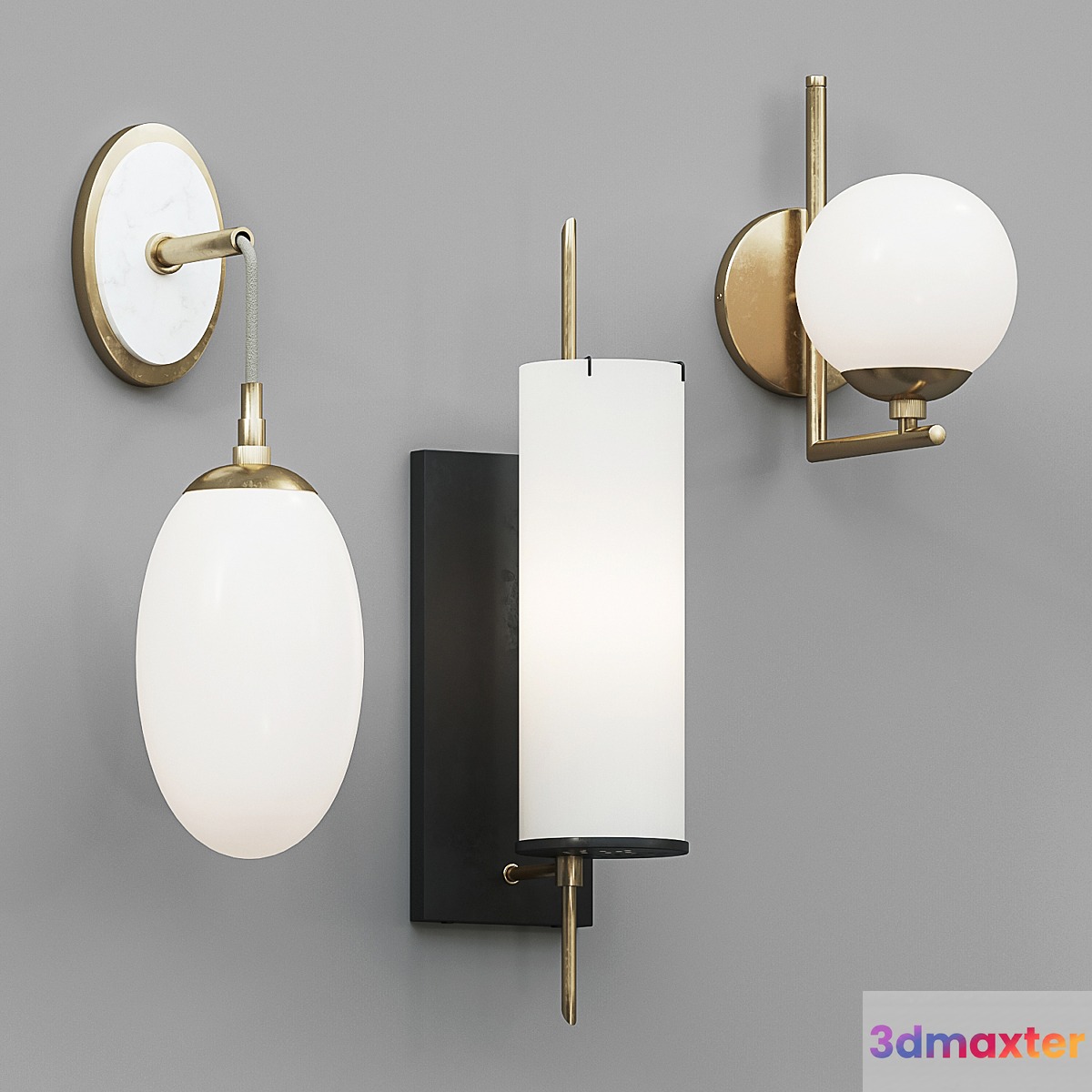 Arteriors sconce set 2 3D Max