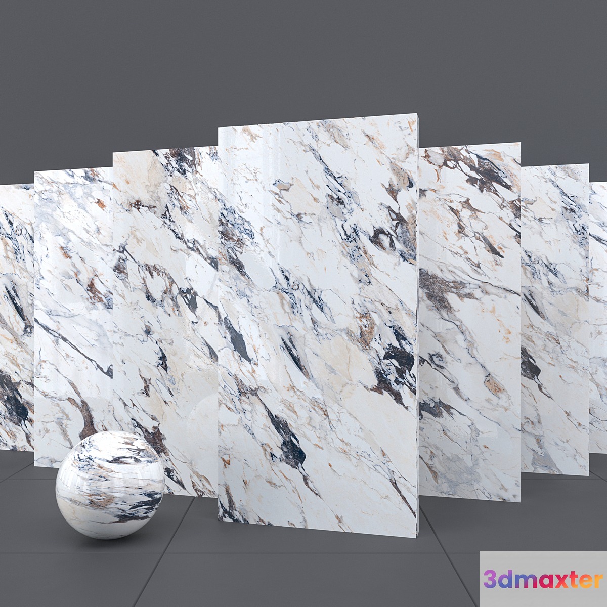 Breccia melange 3D Max