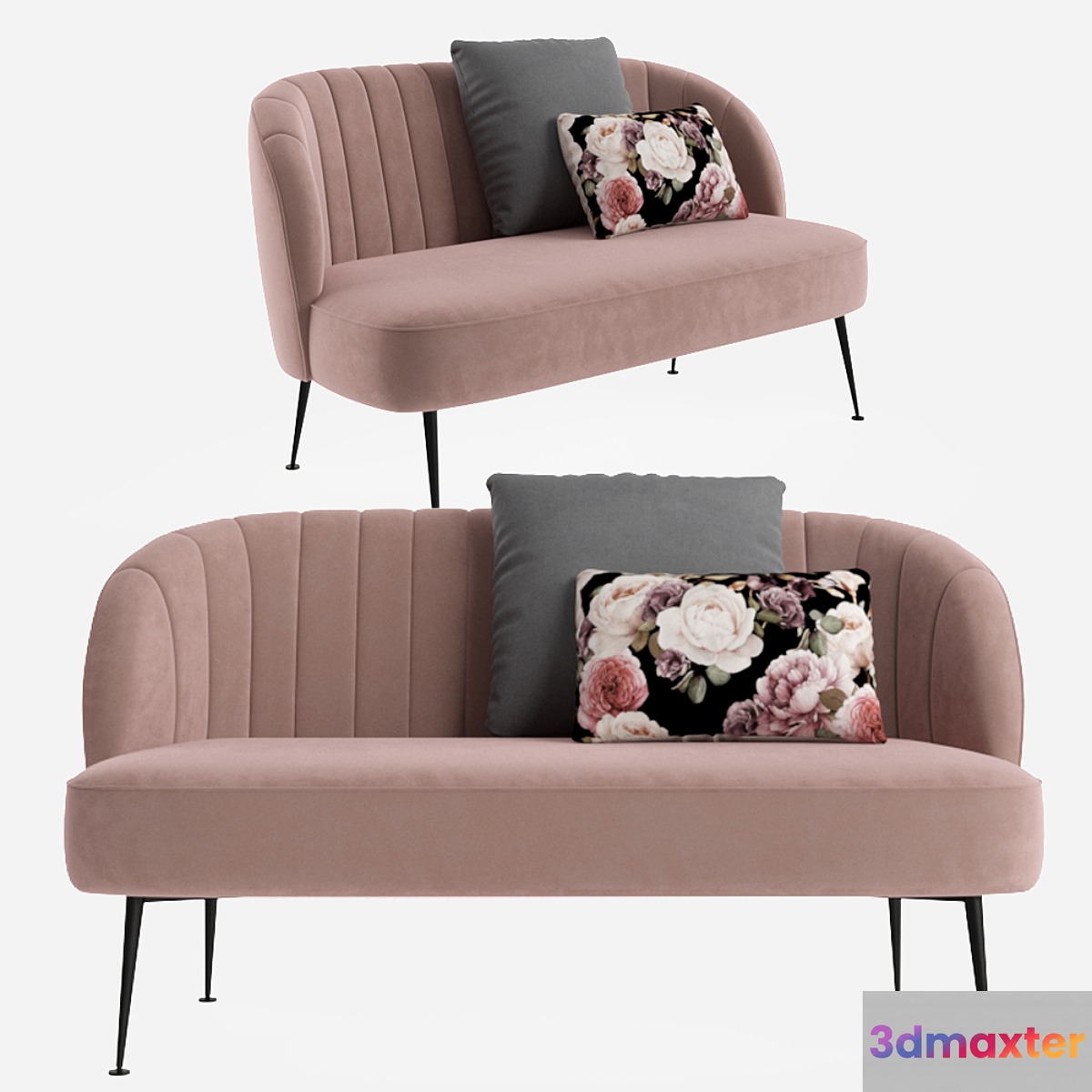 Arielle sofa 3D Max
