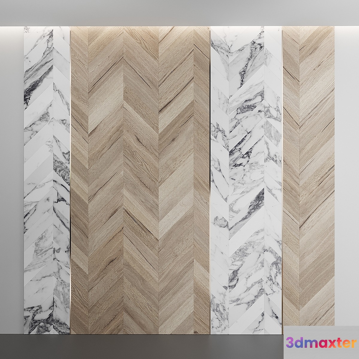Chevron Sliced 1 3D Max