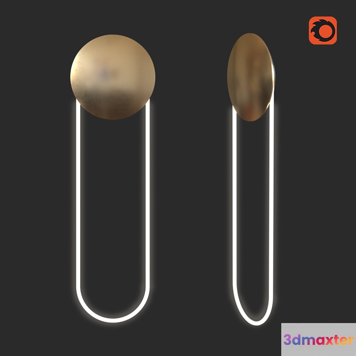 Wall Light d'Armes RA 3D Max