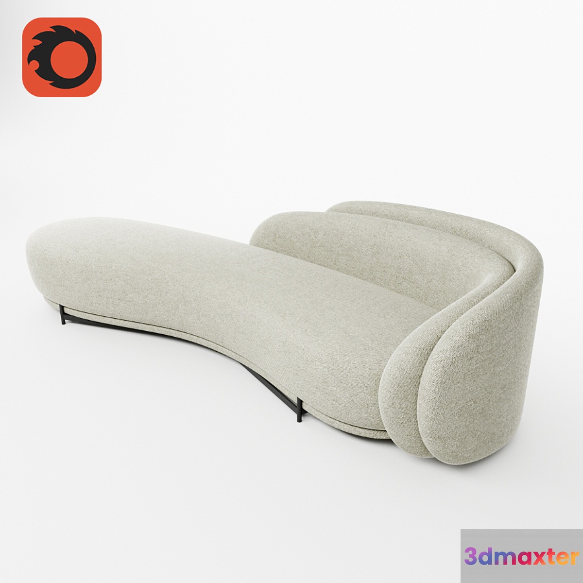 Paolo Ferrari Layered Back Sofa 3D Max