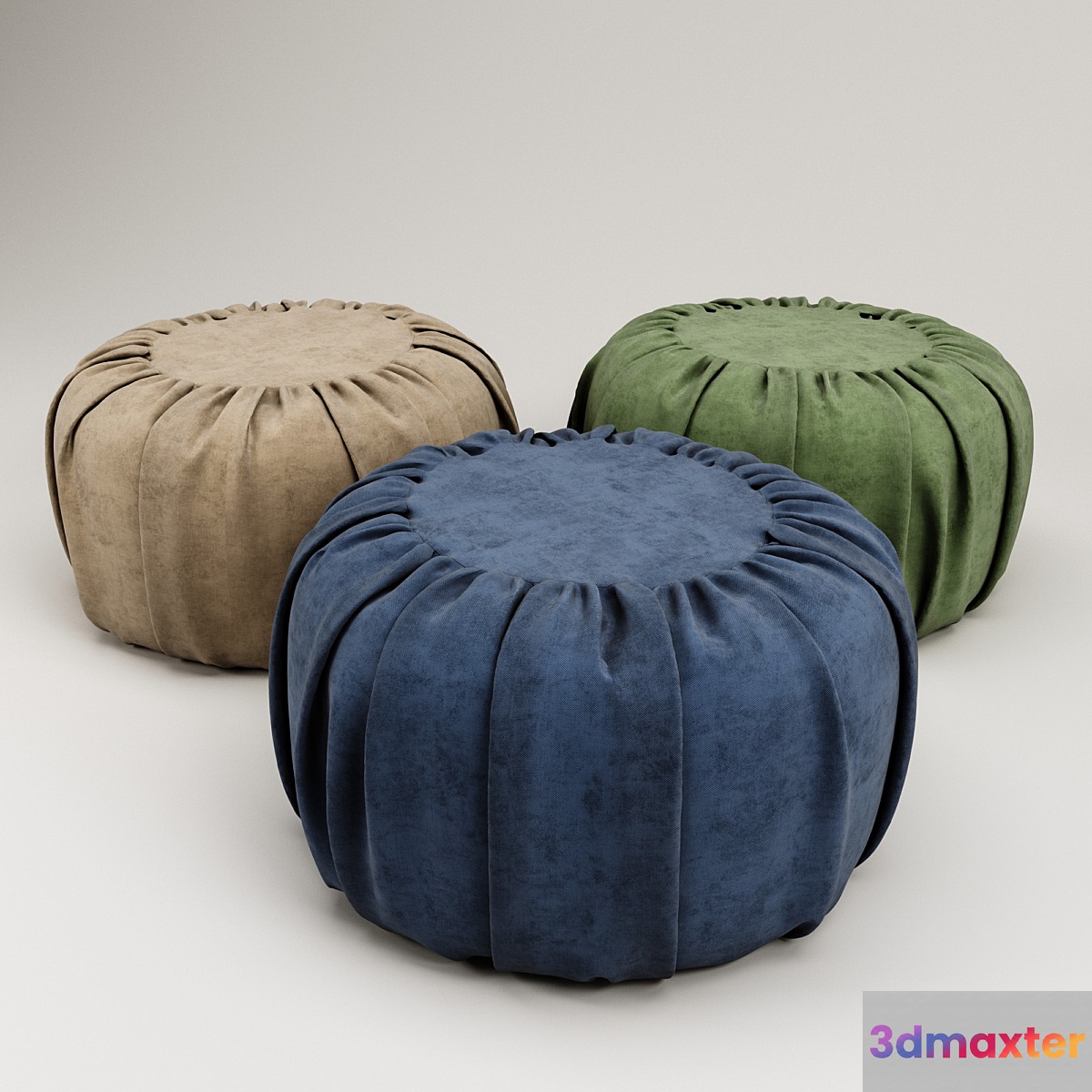 Modern puff 3D Max