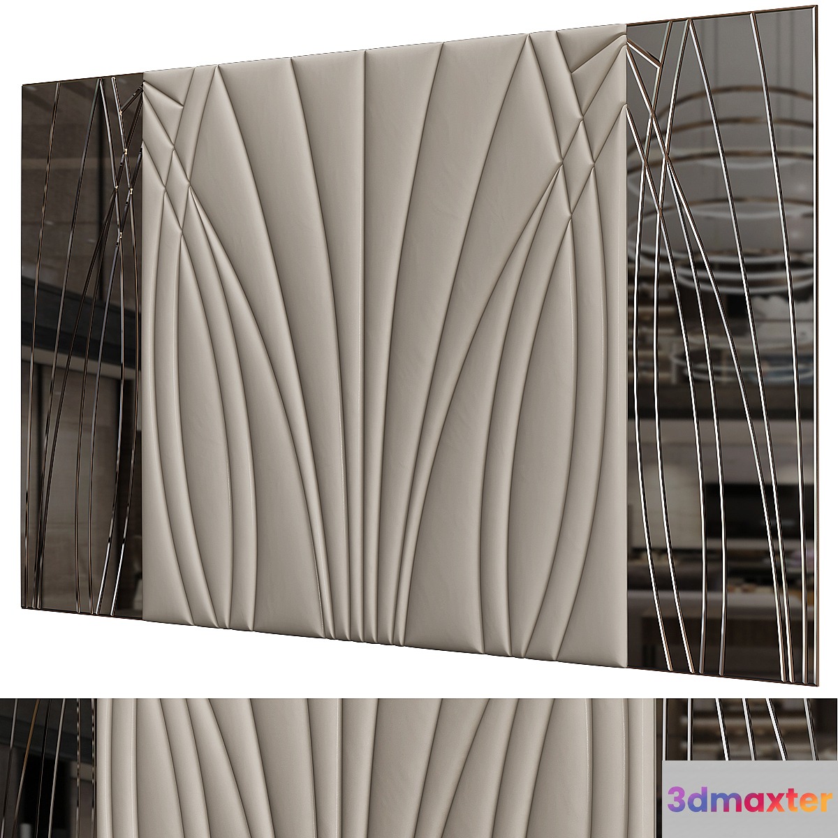 Headboard Premium PRO No. 40 3D Max