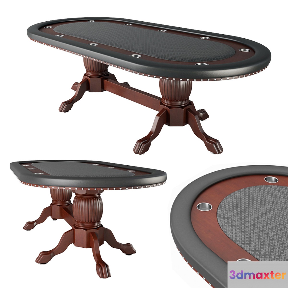 Rockwell Poker Table 3D Max