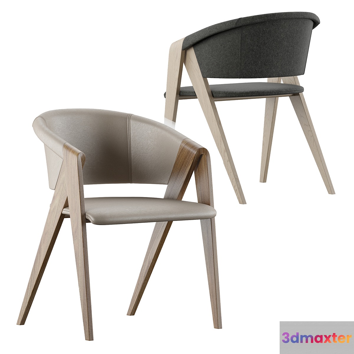 Designer armchair by Martin Ballendat 3D Max