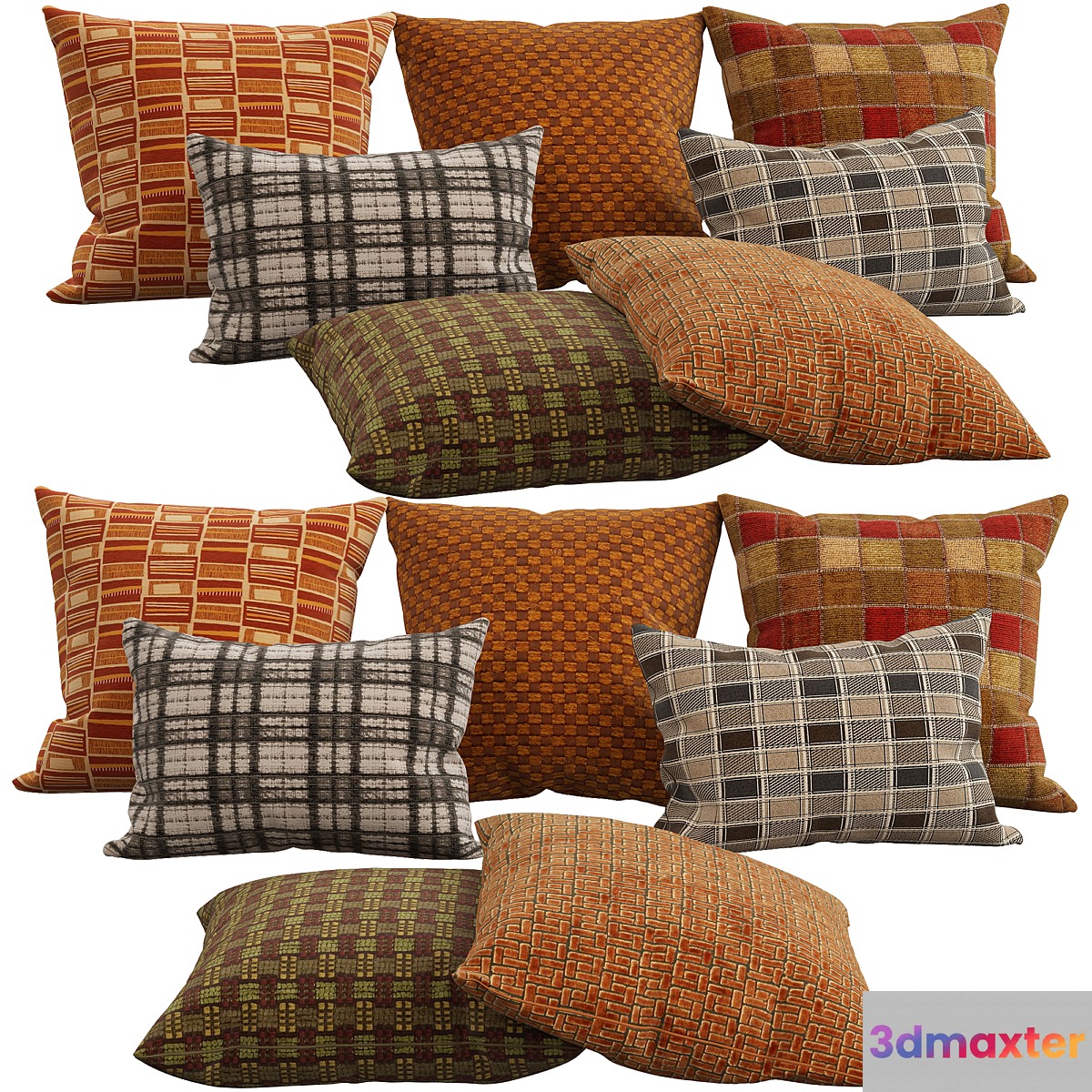 Decorative pillows 37 3D Max