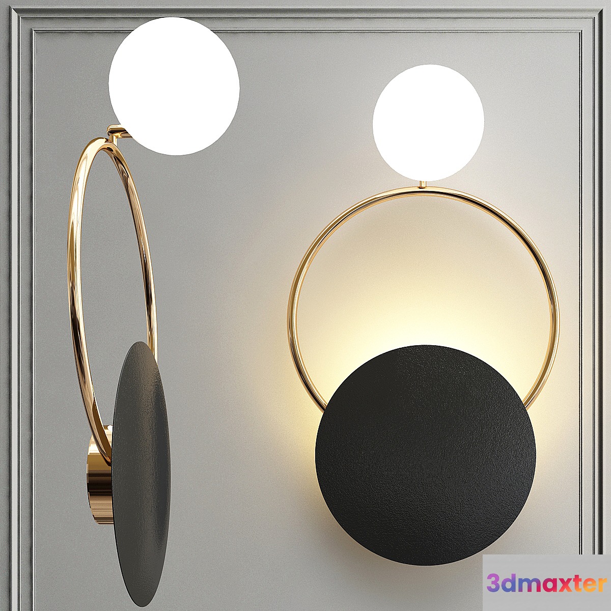 Wall lamp plafon 3D Max