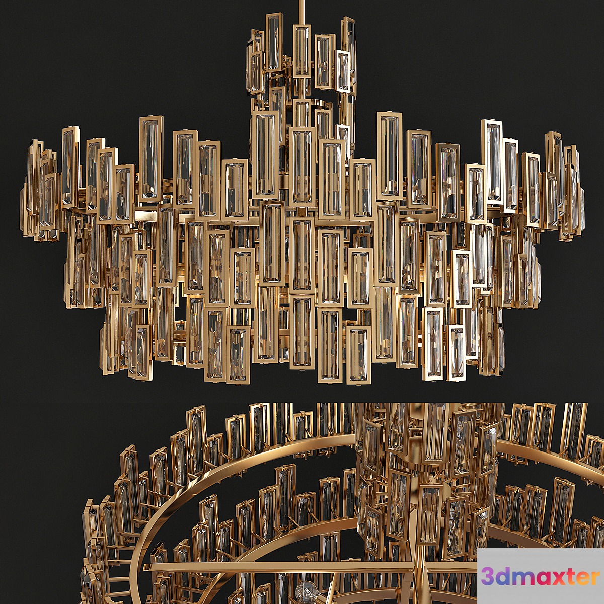 Chic Gold Chandelier Modern Metropolitan - No.4
