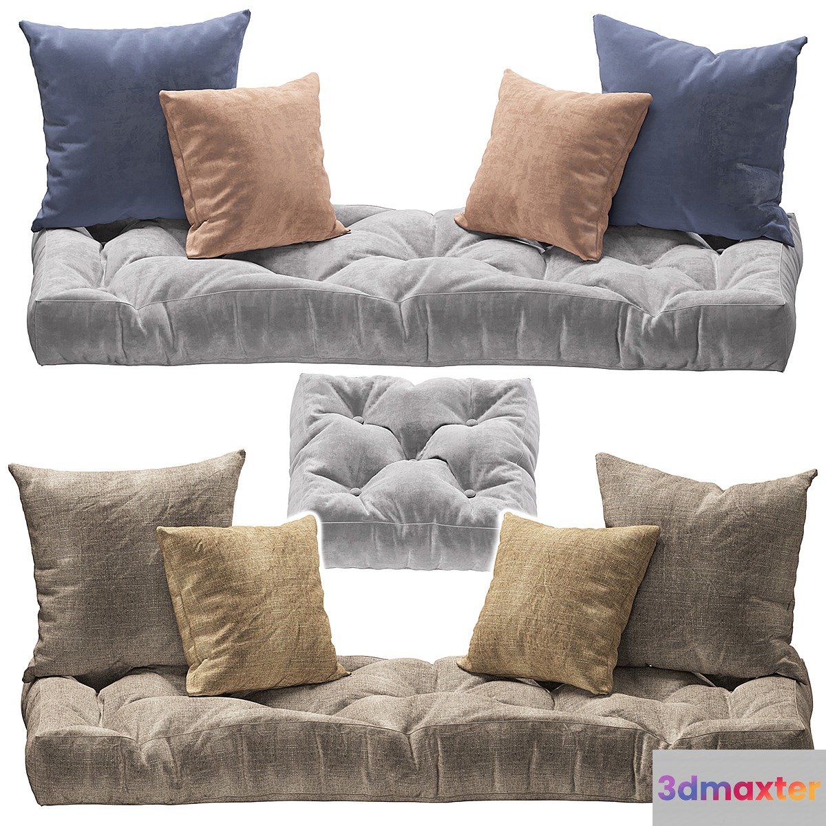 Seat pillow set 3 - No.3