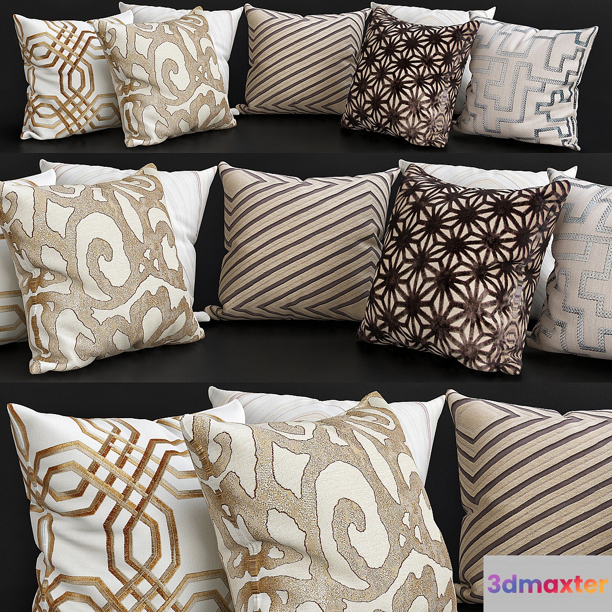 Pillows for sofa Premium PRO No. 8 3D Max