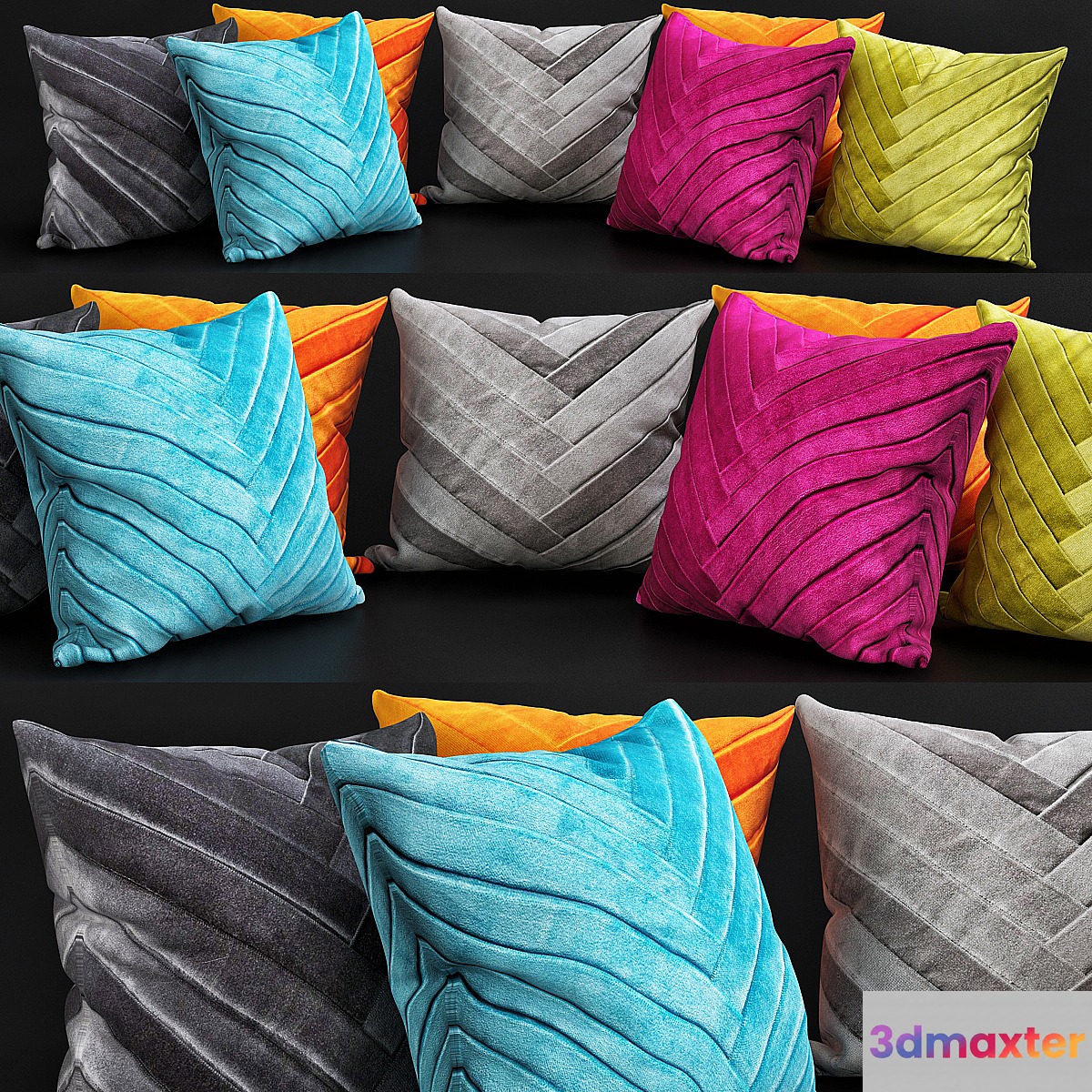 Pillows for sofa Premium PRO No. 10 3D Max