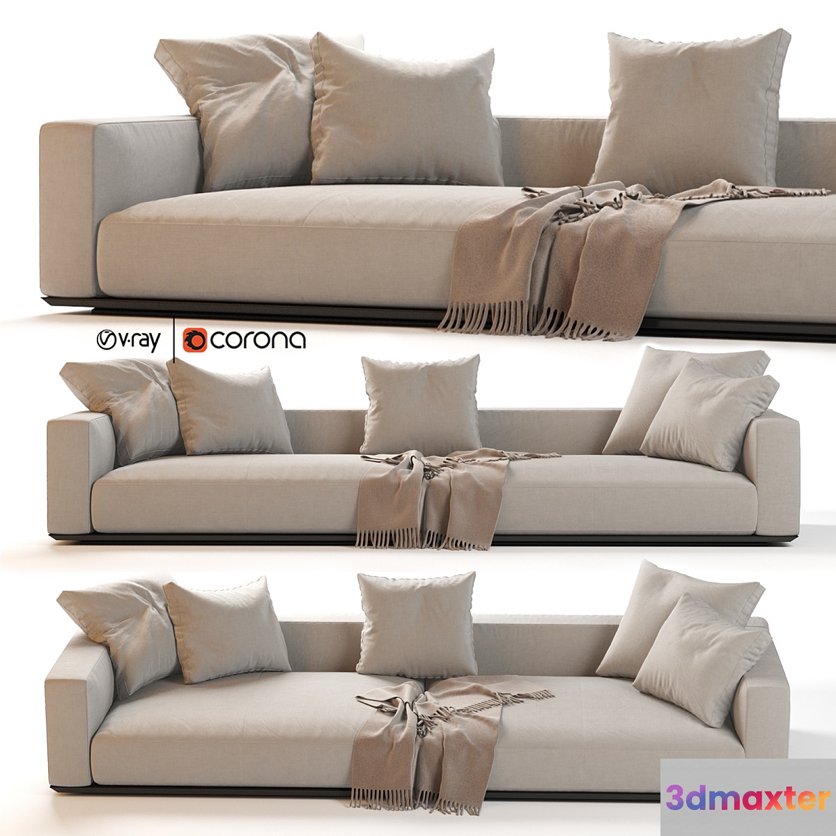 Flexform Grandemare Sectional Sofa