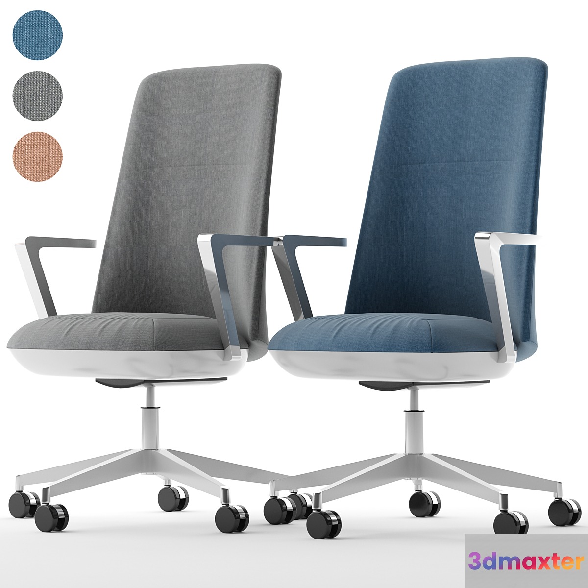 LD seating Melody design 3D Max