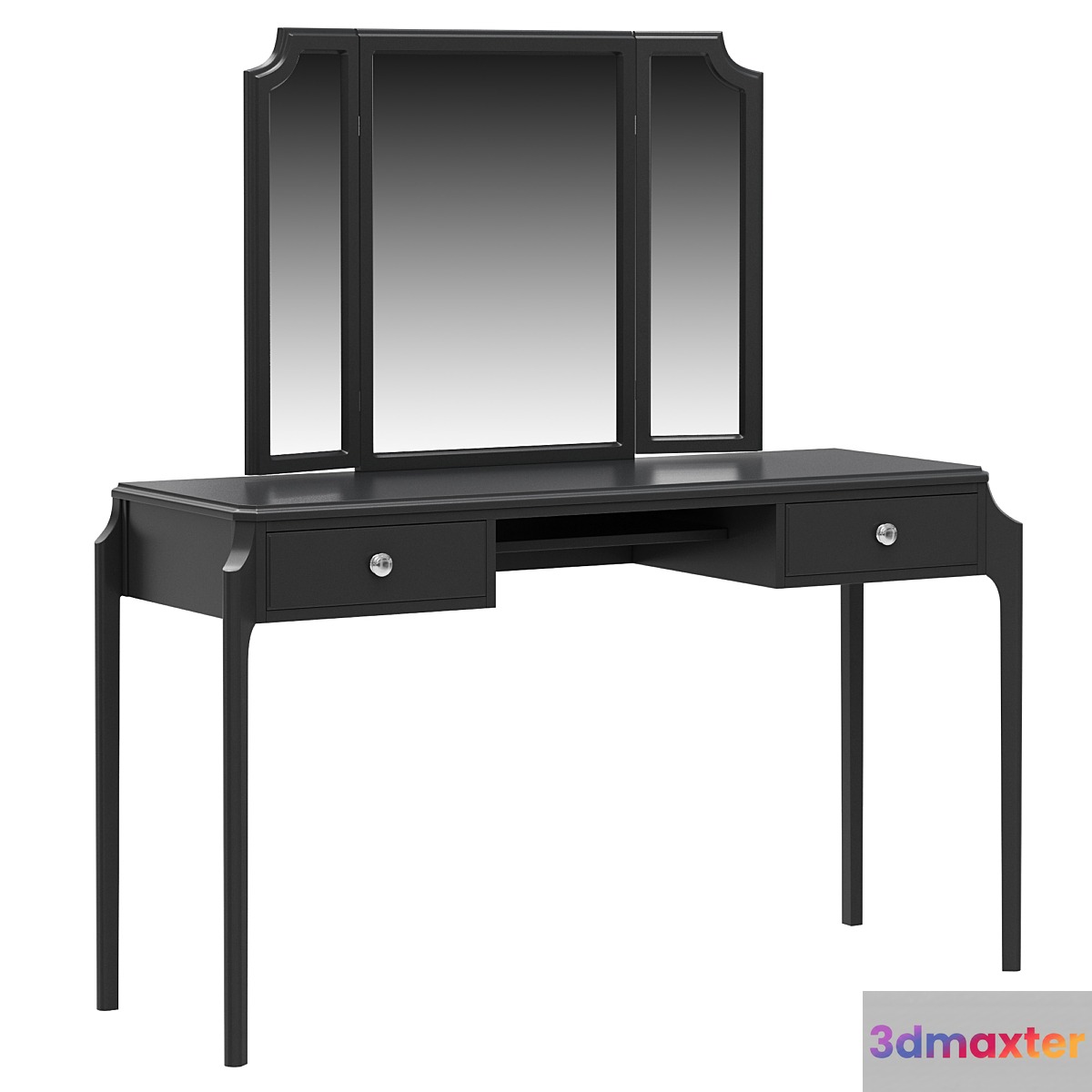 Dantone Home Le Visage dressing table with drawers and mirror 3D Max