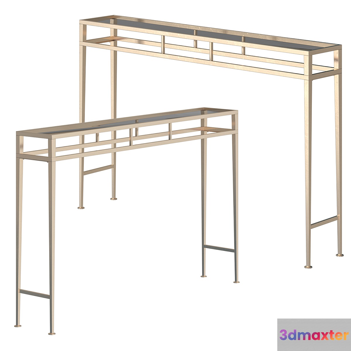 Gold Coast Julia Hall Console Table 3D Max