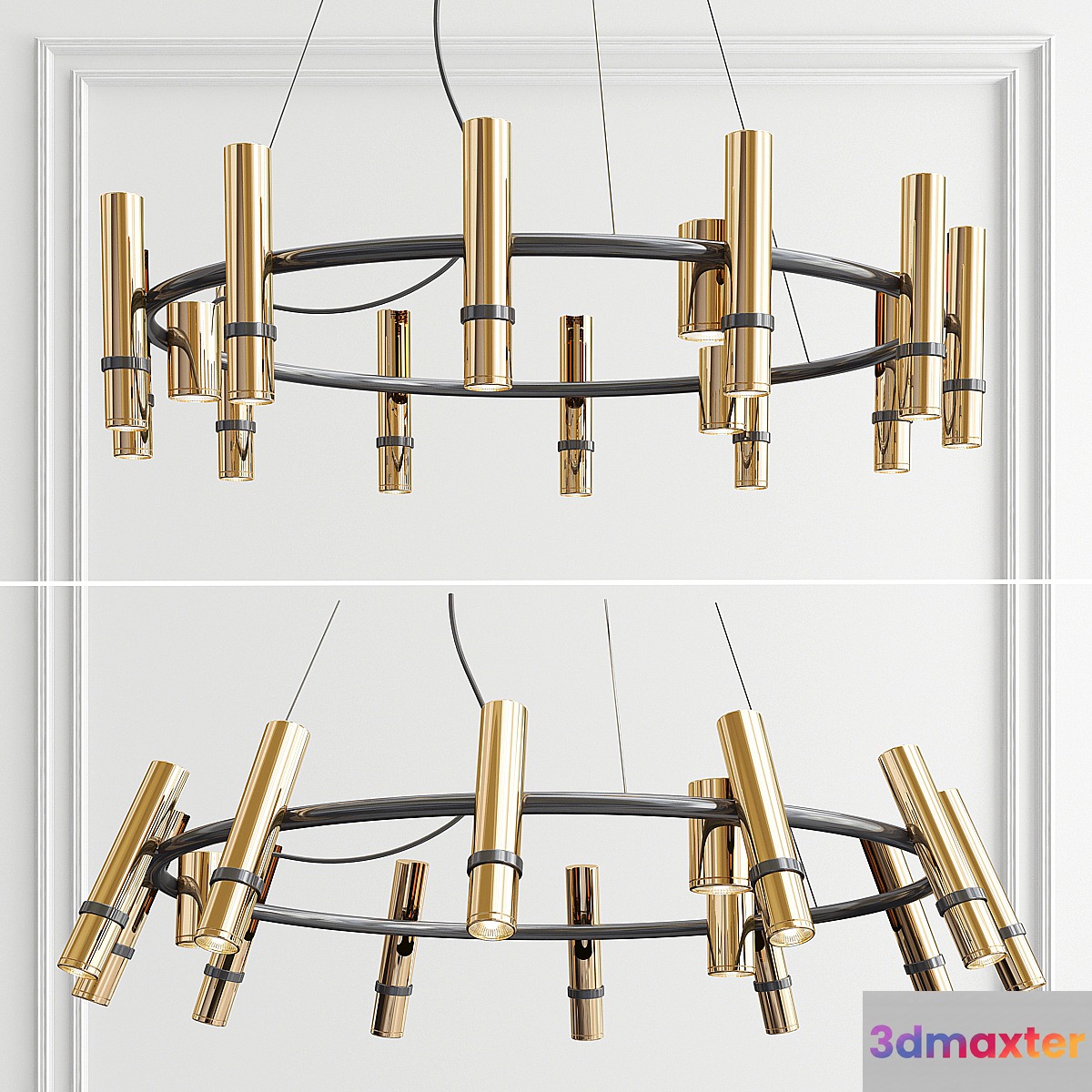 React r chandelier 3D Max