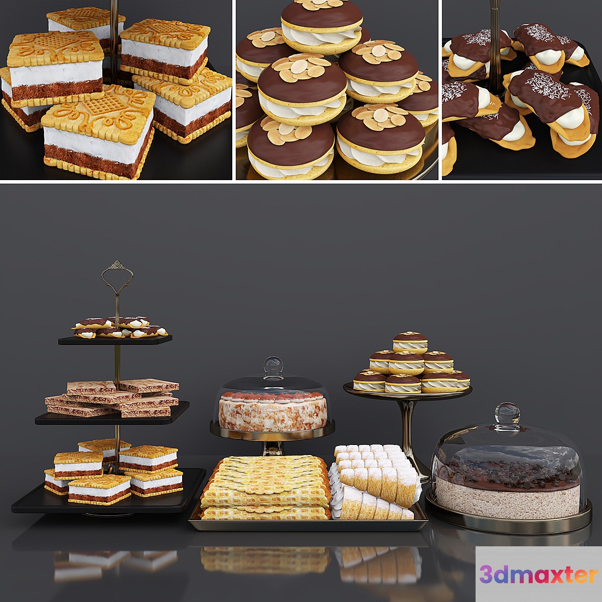 Cake bar (Espresso cheesecake & Tiramisu cake)
